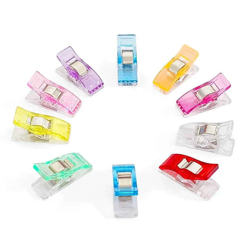 Sewing Clips Plastic Clips 50/20PCS Sewing Clips Plastic Clamps Quilting Crafting Crocheting Knitting Safety Clips Assorted Colors Binding DIY