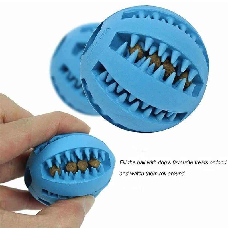 Natural Rubber Pet Dog Toys Dog Chew Toys Tooth Cleaning Treat Ball  Extra-tough Interactive Elasticity Ball5cm for Pet Products - AliExpress