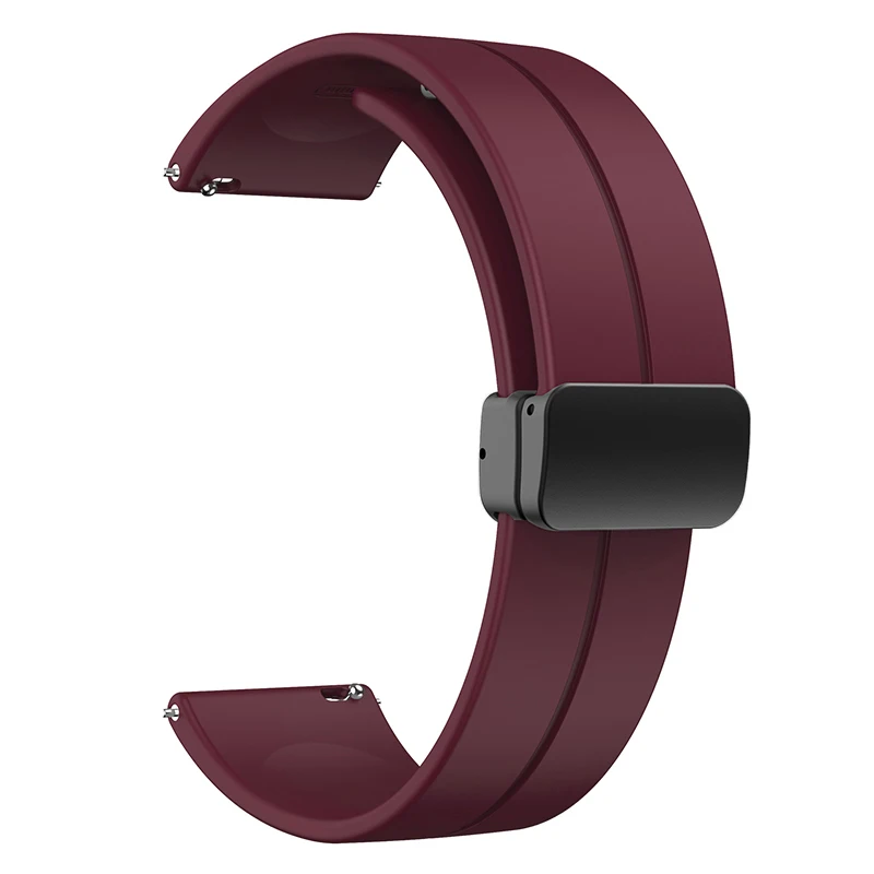 Magnetic Buckle Silicone Strap Replacement Wristband