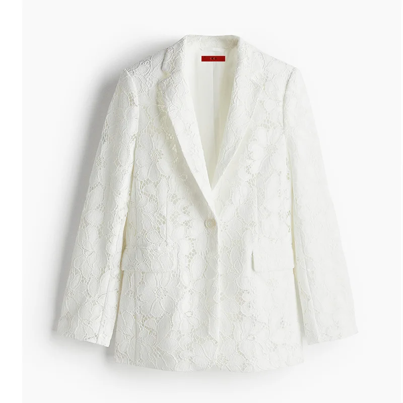 Women Blazer Coat 2024 Spring Autumn New Temperament Commuting Blazer Women Advanced Suit Top Coats Women Jacket