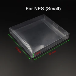 Premium 6 - Pack Game Card Display Protector Set - Dustproof PET Cases (For NES small)