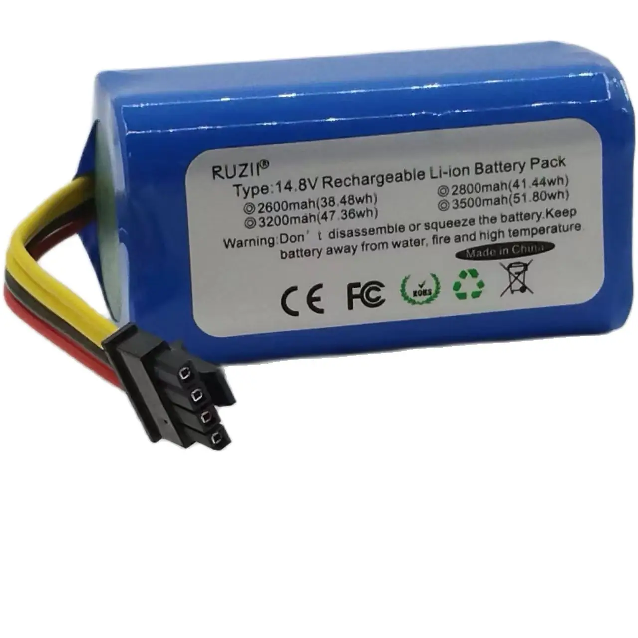 Lithium Battery Battery Pack 14.4v3500 mAh Li- Ion Battery for Cecotec Conga Robotic Vacuum Cleaner