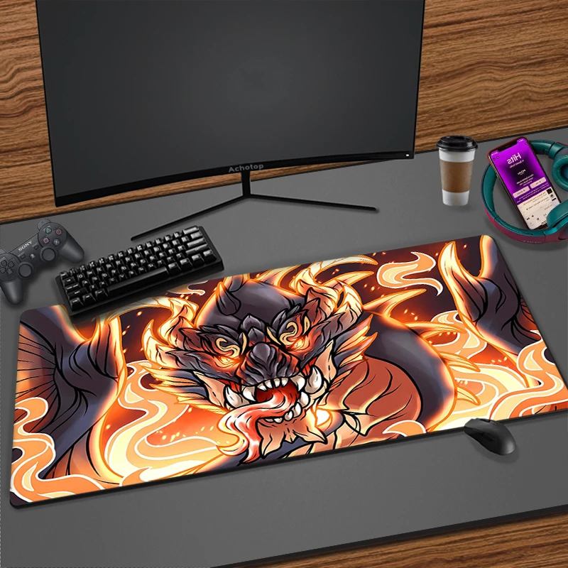 

Game Monster Hunter Dragon Mouse Pad XXL Large Gaming Mousepad For Laptop Notebook Gamer Accessories Table Keyboard Mat Deskmats