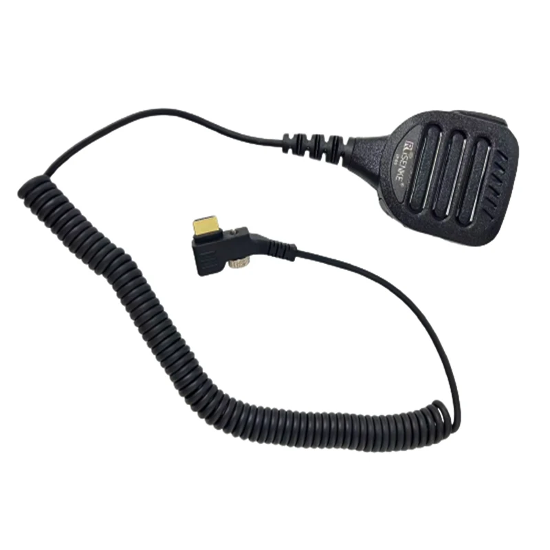 RISENKE-IP75 Waterproof Shoulder Speaker Mic, Microphone for Huawei EP682, EP821, EP82, EP68, Radio Walkie Talkie, EP820