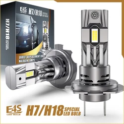 High-Performance H7 LED Canbus Headlight Bulb, 12V - White (H7 - H18)