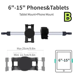 Universal Car Headrest Tablet Mount (Design B)