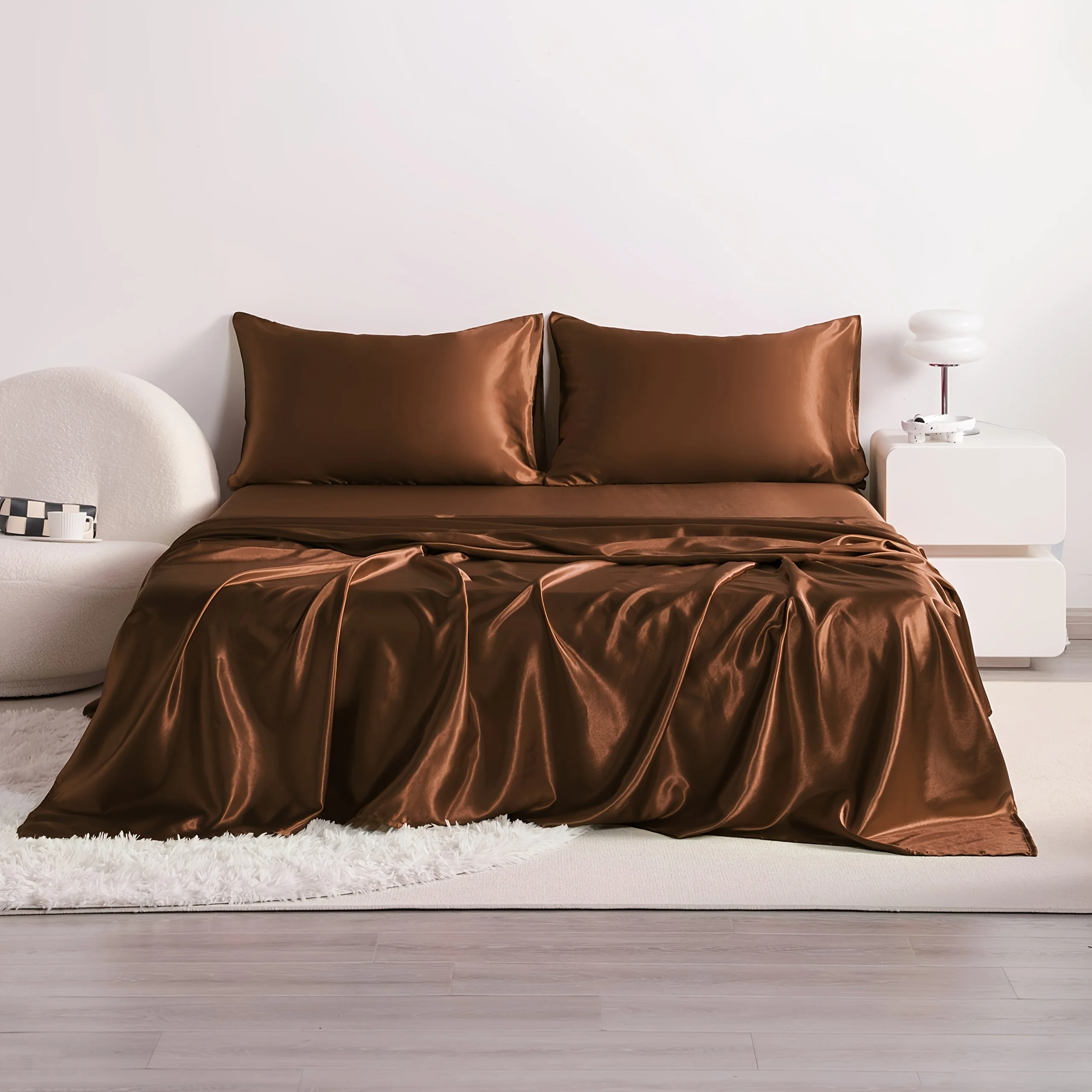 Cooling Satin Bed Sheet 5