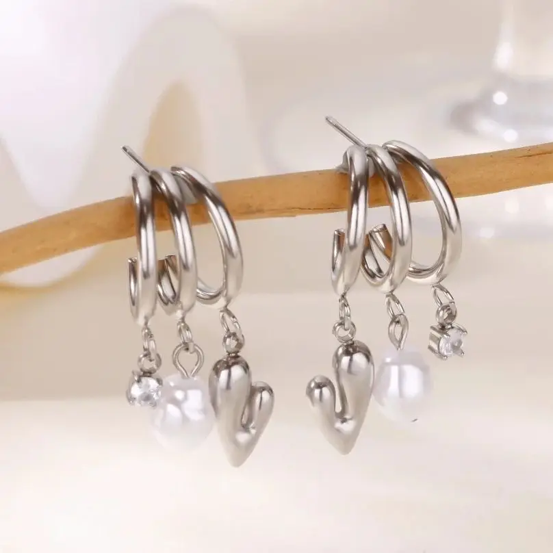 Zircon Geometric Earrings Ladies Jewelry