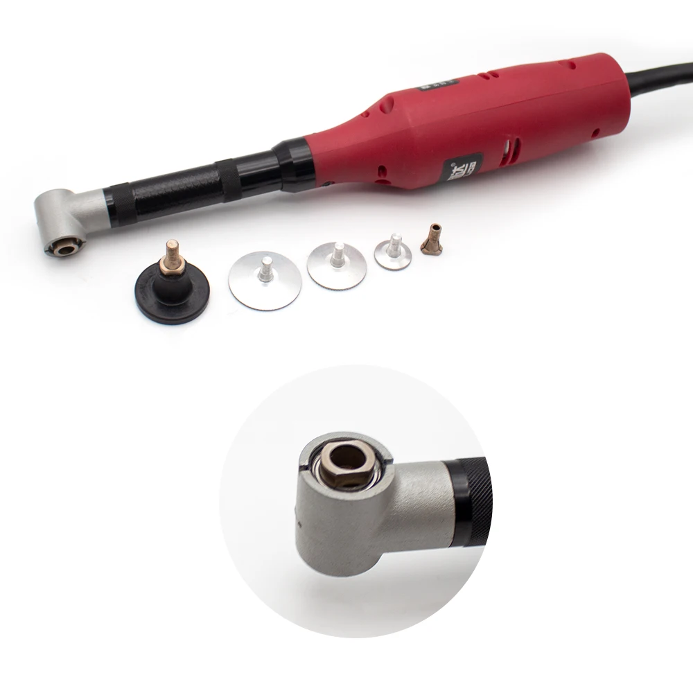 LeTkingok 220V 90 ° Elleboog Micro Haakse Slijper, Multifunctionele Elektrische Slijpmachine Sterven Polijstmachine 130W 10000RPM