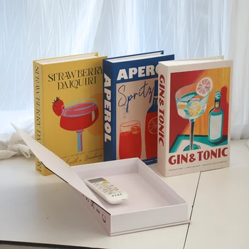 Luxury Cocktail Decorative Books 1