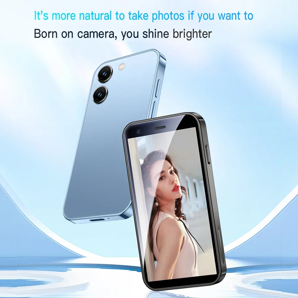 SOYES XS20 Pro 3.0" Small Phone 2GB RAM 16GB ROM Android8.1 Dual SIM Standby With Play Store BT Wifi GPS 3G Cell Phone 5