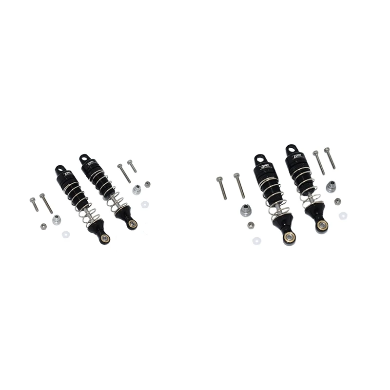 

2 комплекта, металлический задний/передний амортизатор для LOSI 1/18 Mini-T 2,0 2WD Stadium Truck RC автомобиль