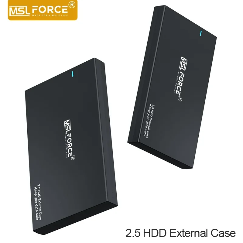 Mslforce Hdd Case 2.5 ''Sata A Usb 3.0 Custodia Per Disco Rigido Per Ssd Disk Hdd Box Usb C 3.1 Gen 2 Custodia Hd Custodia Esterna Hdd