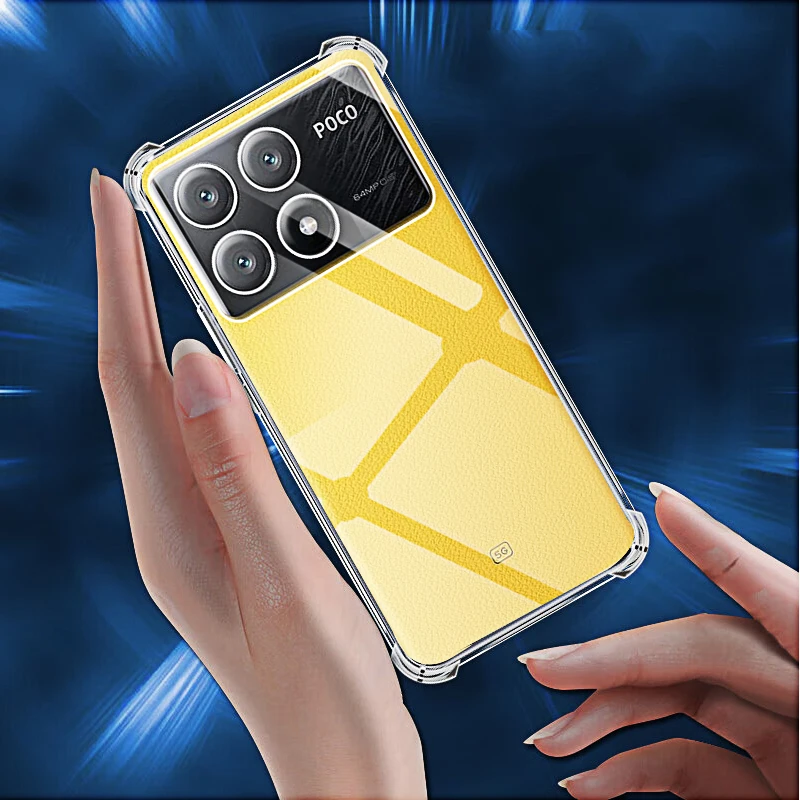 Luxury Shockproof Clear Phone Case - Premium TPU Silicone Back Cover