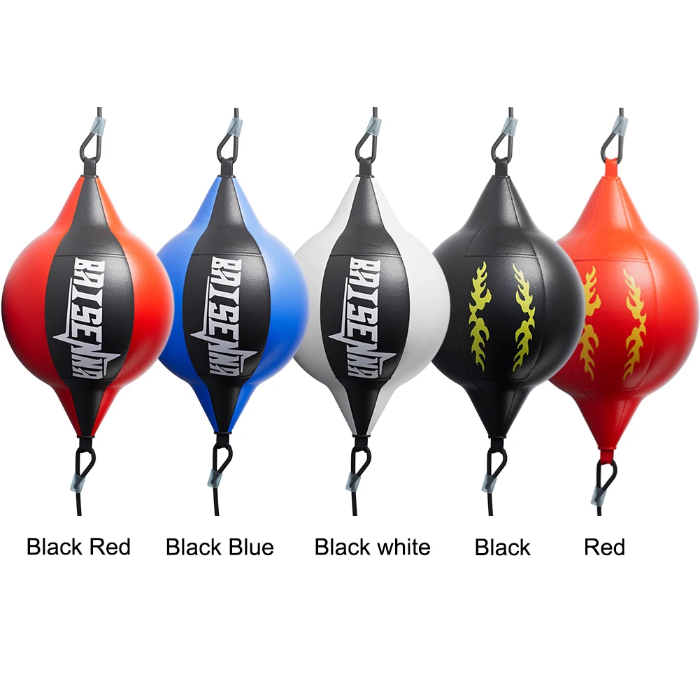 Training Reaction Speed Balls PU Leather Double End Punching Bag Muay Thai Punch Boxing Ball Gym Fitness Sports Equipment