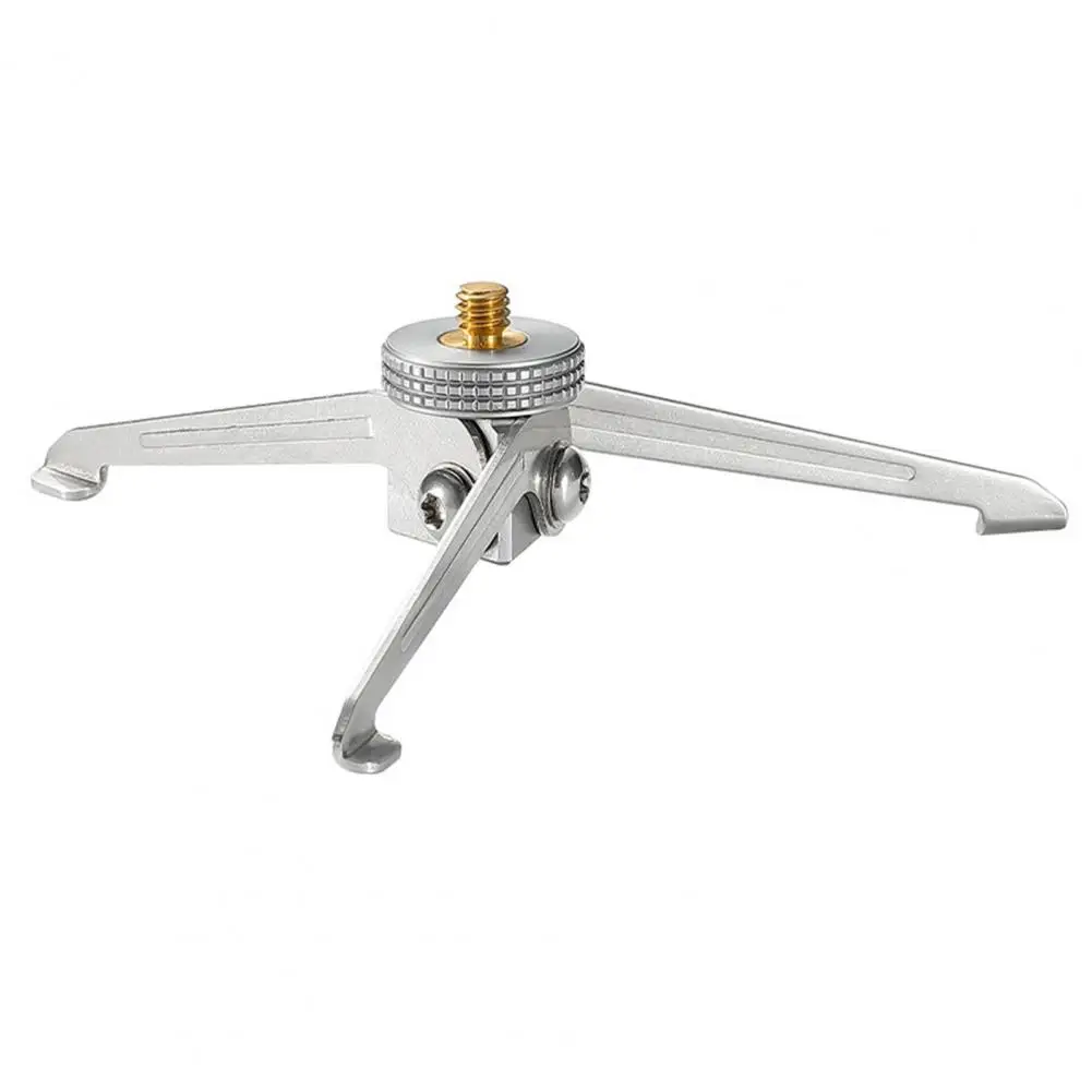 

Multi-use Holder Anti-slip Three-legged Support Threaded Adapter Foldable Fixed Folding Gas Tank Canister Stand Outdoor Supplies