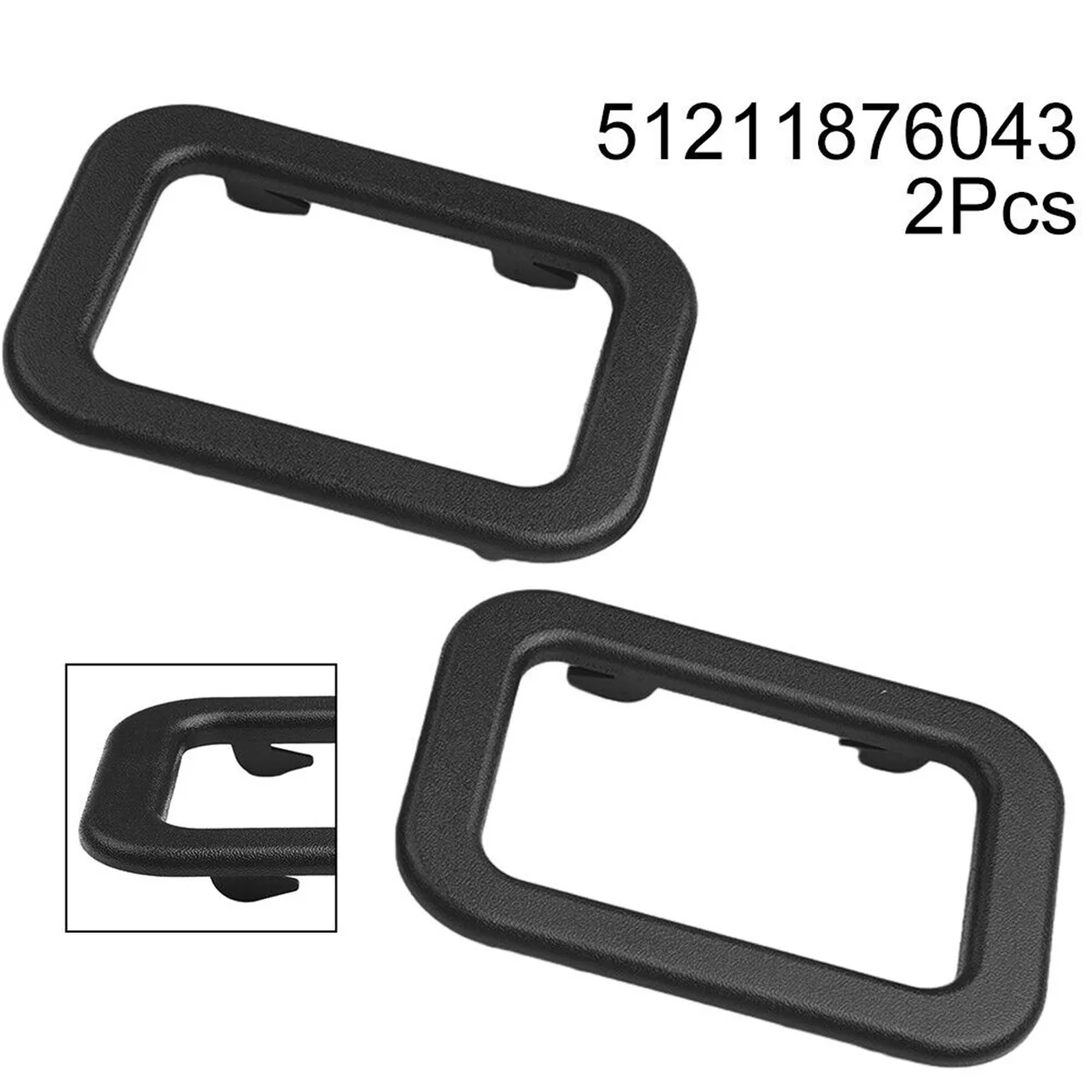 

4 шт., автомобильные накладки на дверные ручки для BMW E30, E24, E23, E28, Z1, 635Csi, M6 51211876043