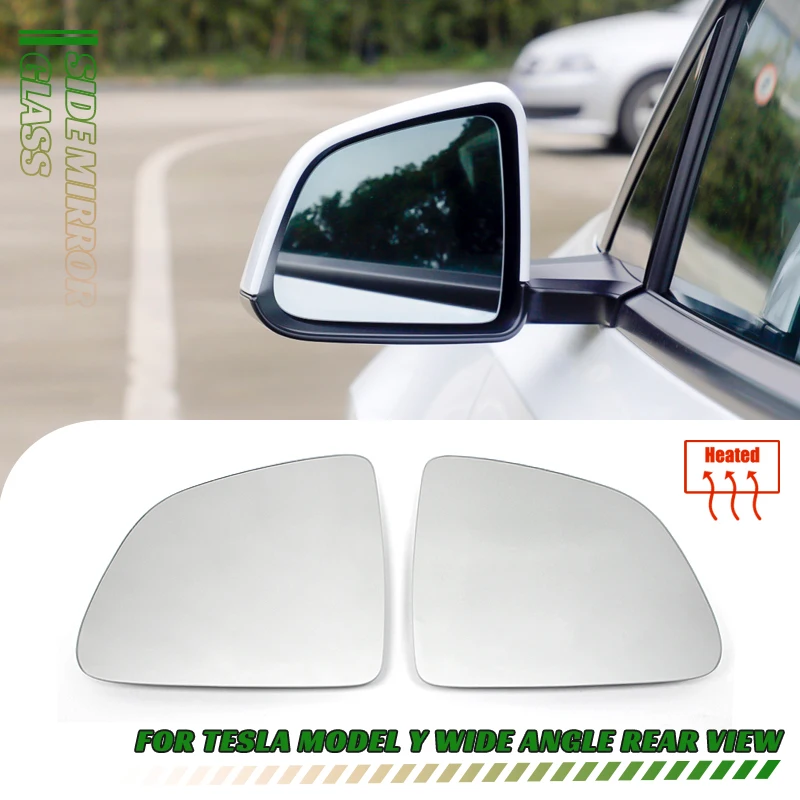 

Автомобильное широкоугольное зеркало 2 шт., теплостойкое, антибликовое, большое зеркало заднего вида, объектив для Tesla Model Y, оценка автомобилей