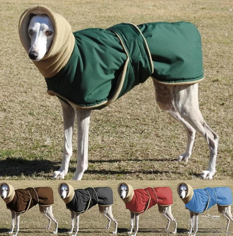 

Пальто для собак Whippet, водонепроницаемая зимняя теплая одежда среднего и большого размера для собак, одежда для волчника, овчарки, одежда для собак Greyhounds, куртка
