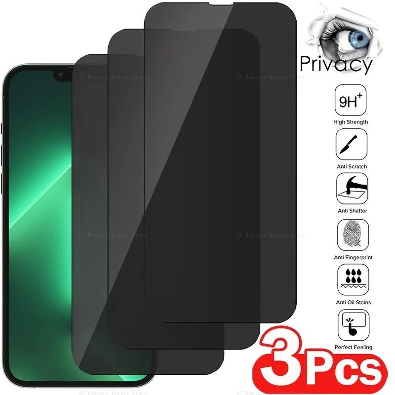 

3 шт., защитные пленки для iPhone 14/13/12 Pro Max/14 Pro/14 Plus