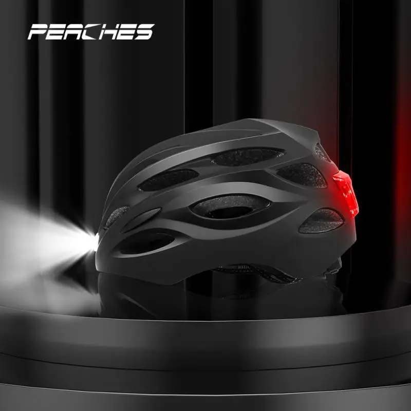 Bicycle Helmet Cycling Mtb Road Bikes Helmets Lamp Electric Scooter Motocross LED Light Racing Bike Man's MTB Kask | Спорт и