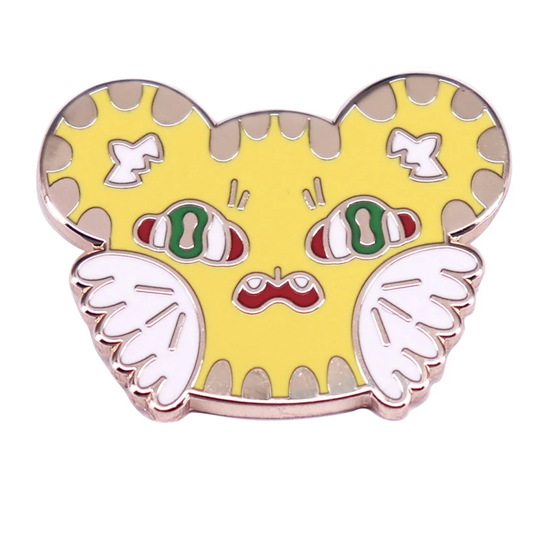 

A3370 Cartoon Tiger Animals Brooches for Clothing Lapel Pins for Backpack Hard Enamel Pins Cute Stuff Badges Jewelry Accessories