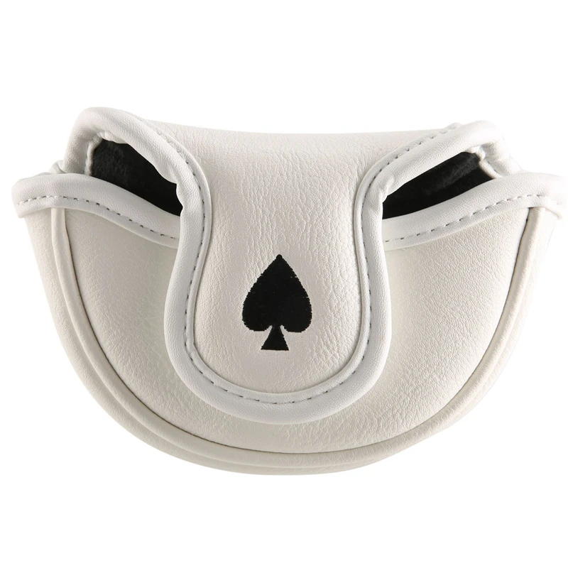 Golf Putter Cover Half Mallet Putter Headcover Magnetic Club Protector Per Odyssey,Scotty Cameron,Taylormade,Cleveland