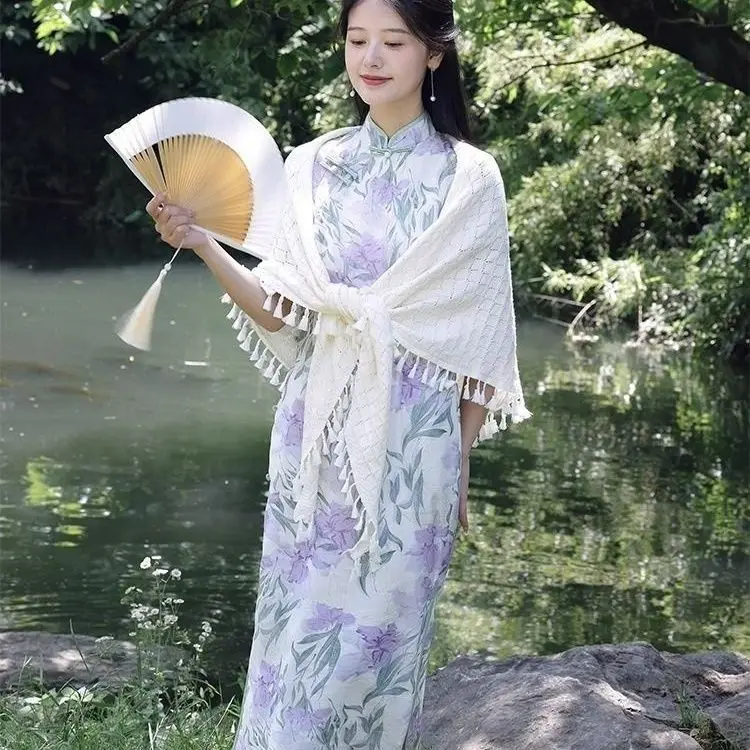 

Women's Elegant Sun Protection Sleeves Chiffon Protective Commuting New Summer Driving Sleeve Shawl Scarf for Ladies YC558