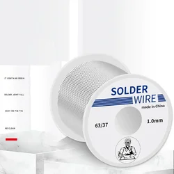 Tin Lead Rosin Core Solder Wire Wick with 2% Rosin Core Solder Flux,for Electrical Solder Iron、soldering Gun,Core Wire Welder