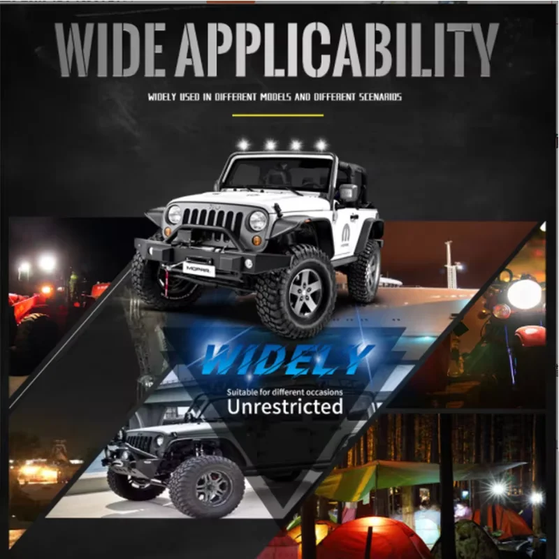 LED 작업등 드라이빙 스팟 라이트 4x4 오프로드 지프 트랙터 트럭 자동차 7인치 원형 라이트 바 헤드라이트 LED 엔젤 아이 12V 24V