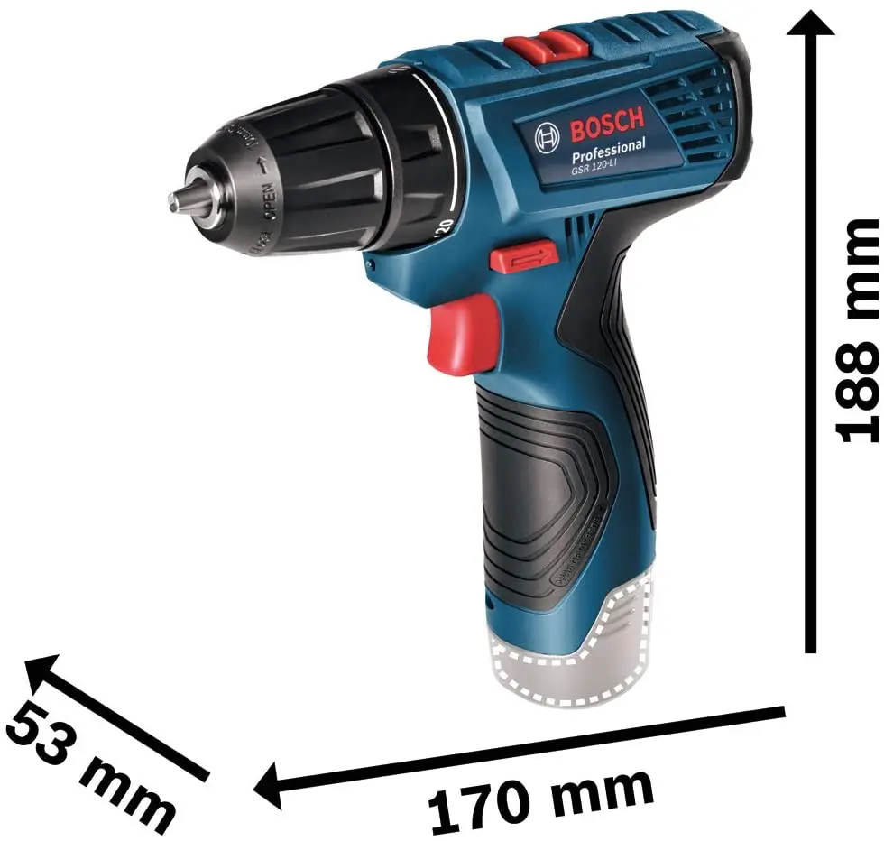 Bosch Professional Cordless Drill GSR 120-LI 12V Multi-Function