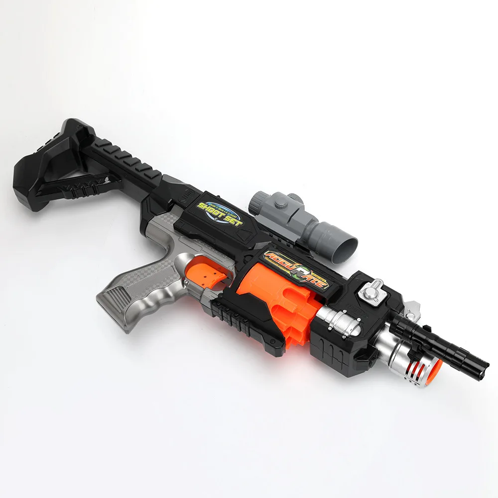 Boys Electric Continuous Shooting Toy Gun Suction Cup Soft Bullet Gun Nerfs Gun BB Gun Children's Birthday Gift 3