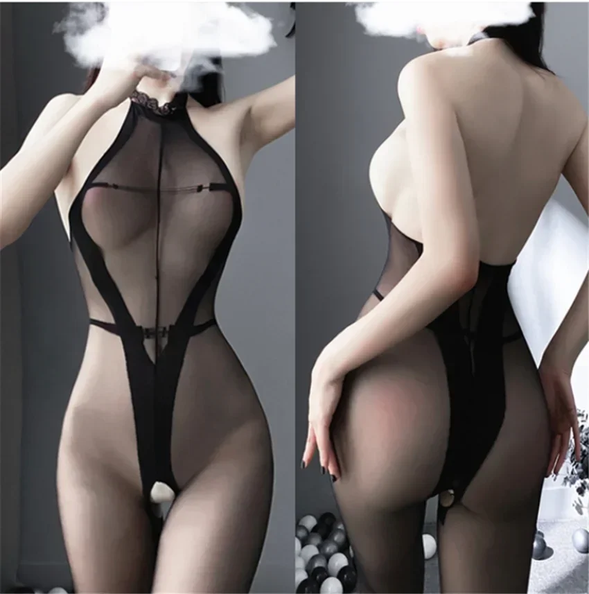 Erotic Lingerie Lace Tights Babydoll Tights Open C Open Bra Fishnet Stockings Adult Clothing sexy lingerie bodysuit