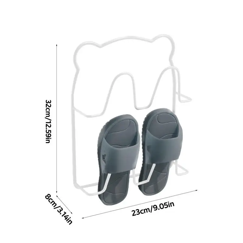 Wall Shoe Holder Adhesive Shoe Hangers Wall Mounted Slipper Rack Rack Hanger Flexible Multifunctional Sticky