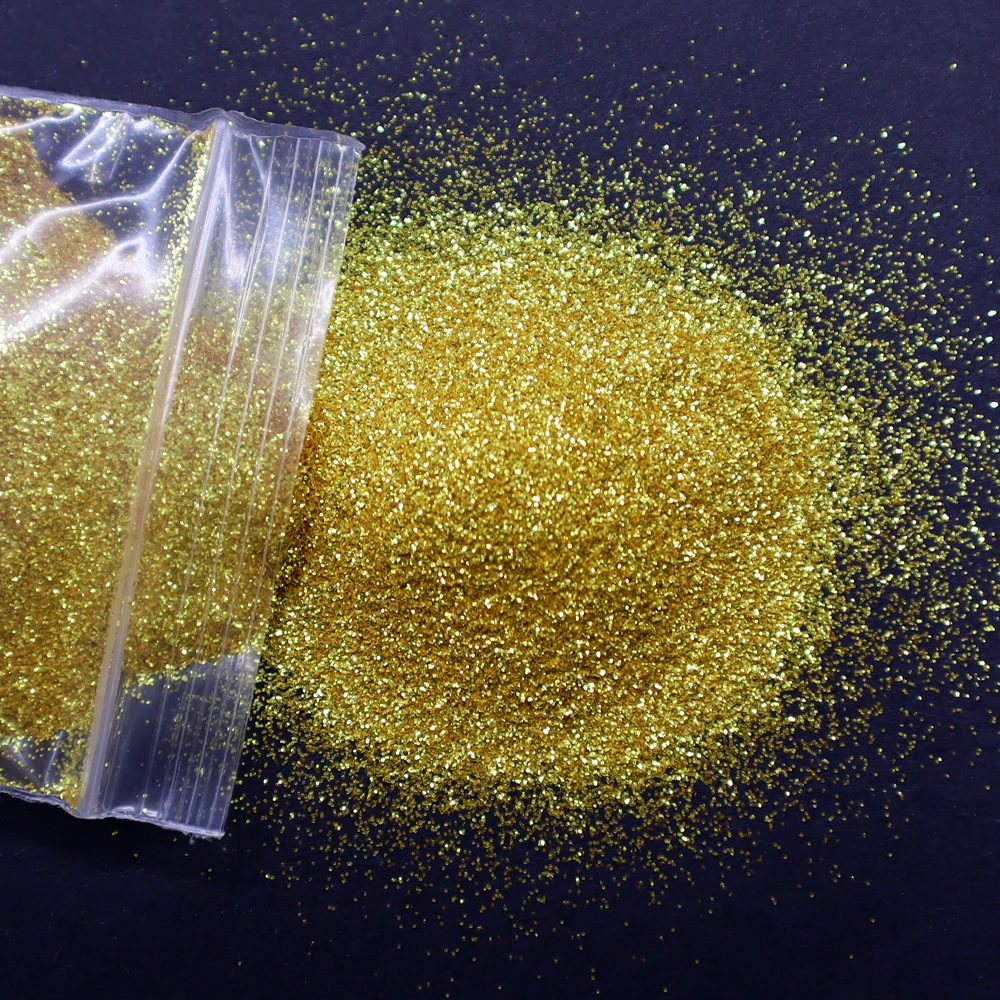 Luxurious Champagne Silver & Gold Fine Nail Glitter Powder