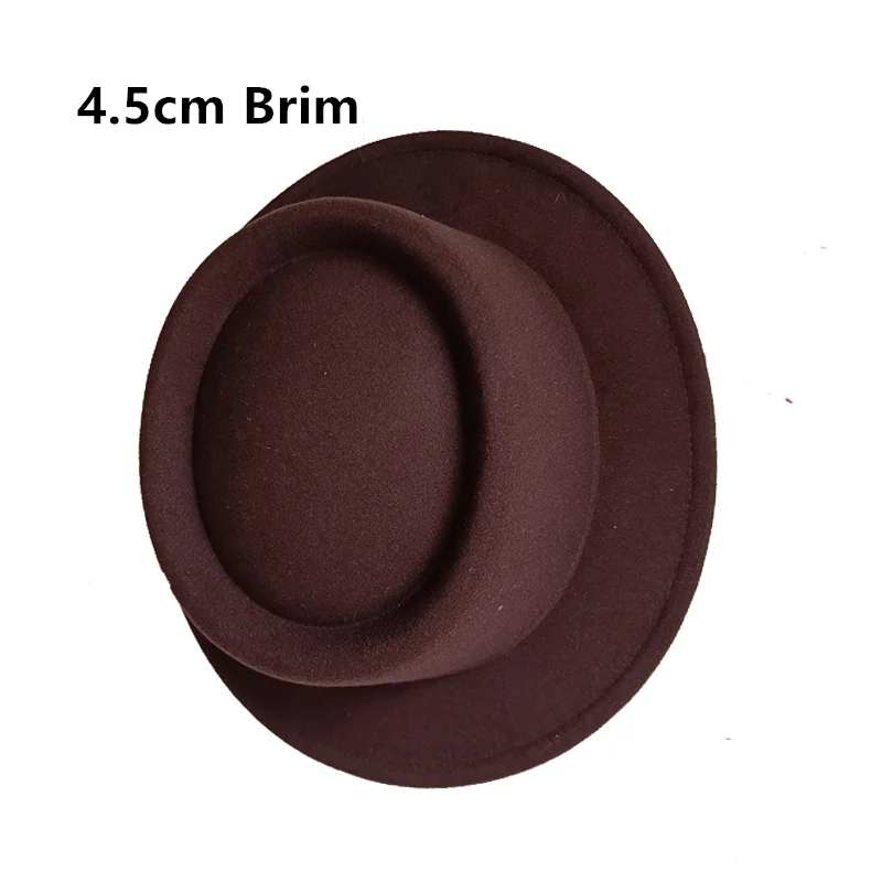 Fedora-Hut, 4,5 cm, dunkles Magenta, breite Krempe, Herrenmode, Herbst/Winter, Pork-Pie-Hut, Hochzeitshut, Damenhut, Gorras para hombres – Detail 21