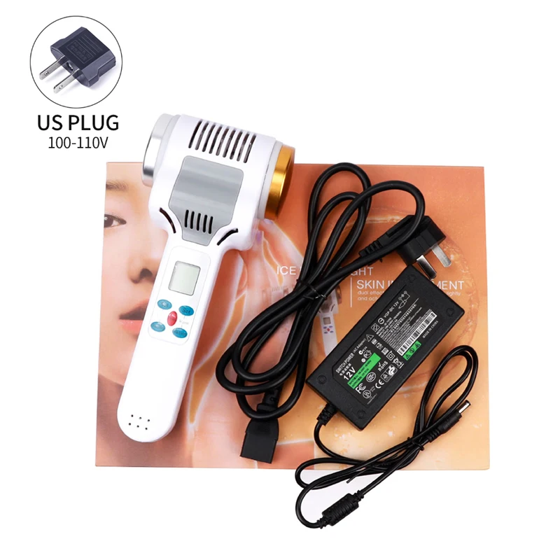 Hot & Cold Machine Facial Lift Skin Care Skin Tightening Massager Beauty Machine