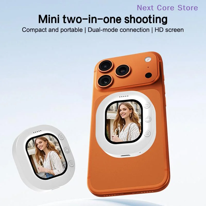 Mini Wireless Magnetic Phone Projector for Vlogging and Live Selfies