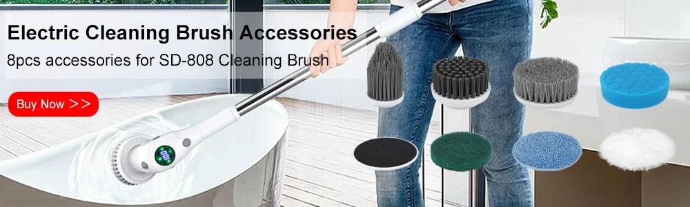 Assembling the 8 in 1 Multifunctional Electric Cleaning Brush