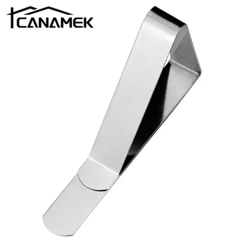 4PCS Stainless Steel Tablecloth Tables Cover Clips Holder Cloth Clamps Outdoor Camping Party Table Cover Clip Home Supplies table cloth clips