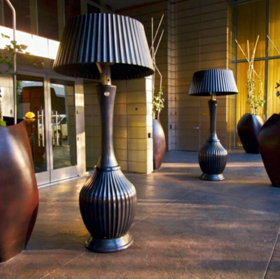 

Heater Luxury Landscape Floor Lamp Large Vertical LED Garden Floor Heater Lamp