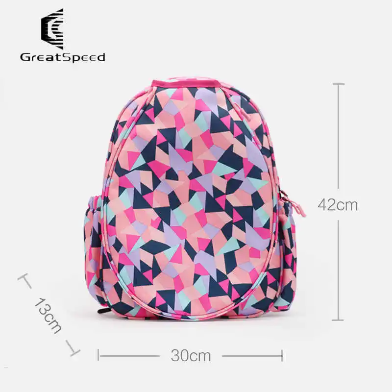 GreatSpeed Tennis Racket Backpack Badminton Bag Men's Women's Adult Children's Backpacks 1 Piece 6