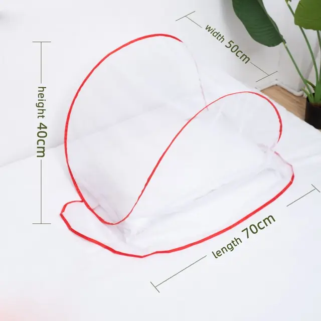 Summer Pop-Up Mini Folding Mosquito Net Cover Portable Encryption Anti-Mosquito Head and Face Pest Control Home Textile Bed Nets 4