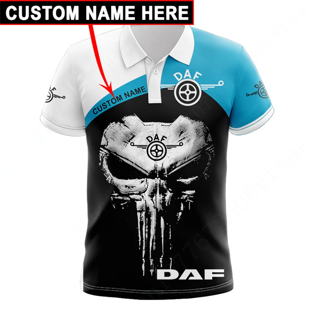 

DAF T Shirt For Men Unisex Clothing Anime Polo Shirts And Blouses Casual Golf Wear Harajuku Quick Drying Short Sleeve Top