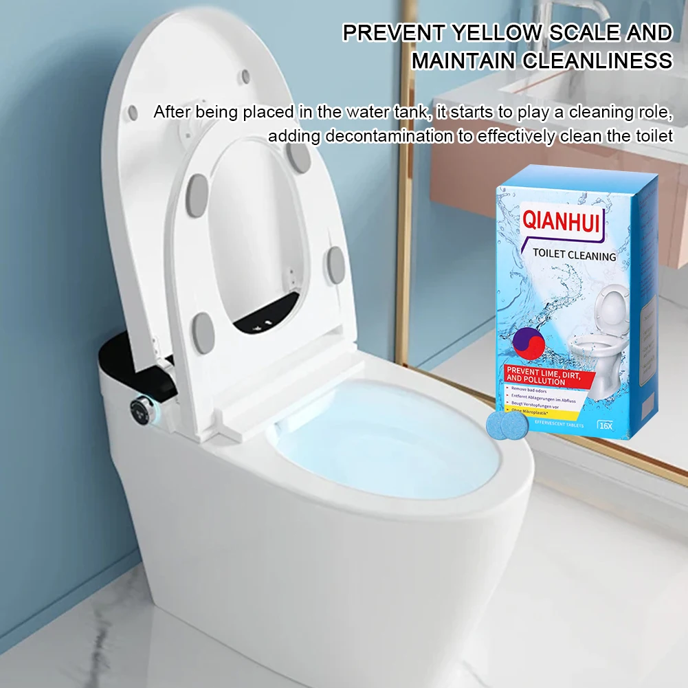Powerful Toilet Cleaner for Descaling Deodorizing Long Lasting Effect Toilet Deodorizer Tablets for Bathroom 5