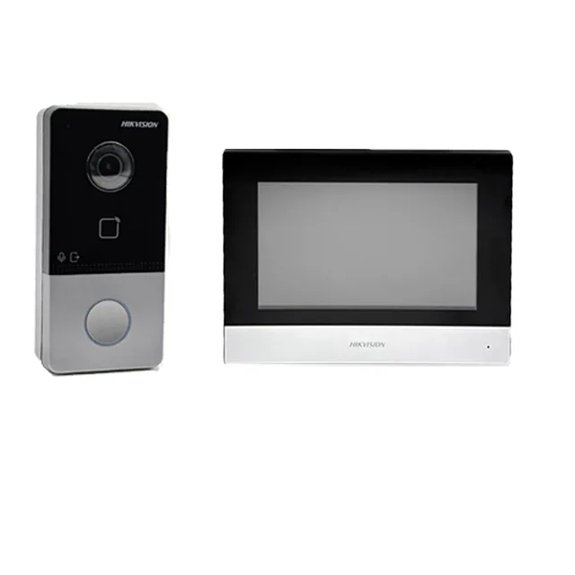Hikvision DS-KIS603-P(C) Video Intercom Kit  DS-KV6113-WPE1(C) DS-KH6320-WTE1  Doorbell  Poe Door Station WIFI Monitor 5