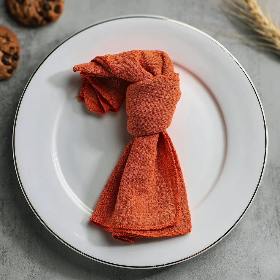 100PCS Cotton Cloth Napkins Gauze 30x30cm Wedding Decoration Everyday Use Dinner Tea Towel Party Sage Green Napkins Table Decor