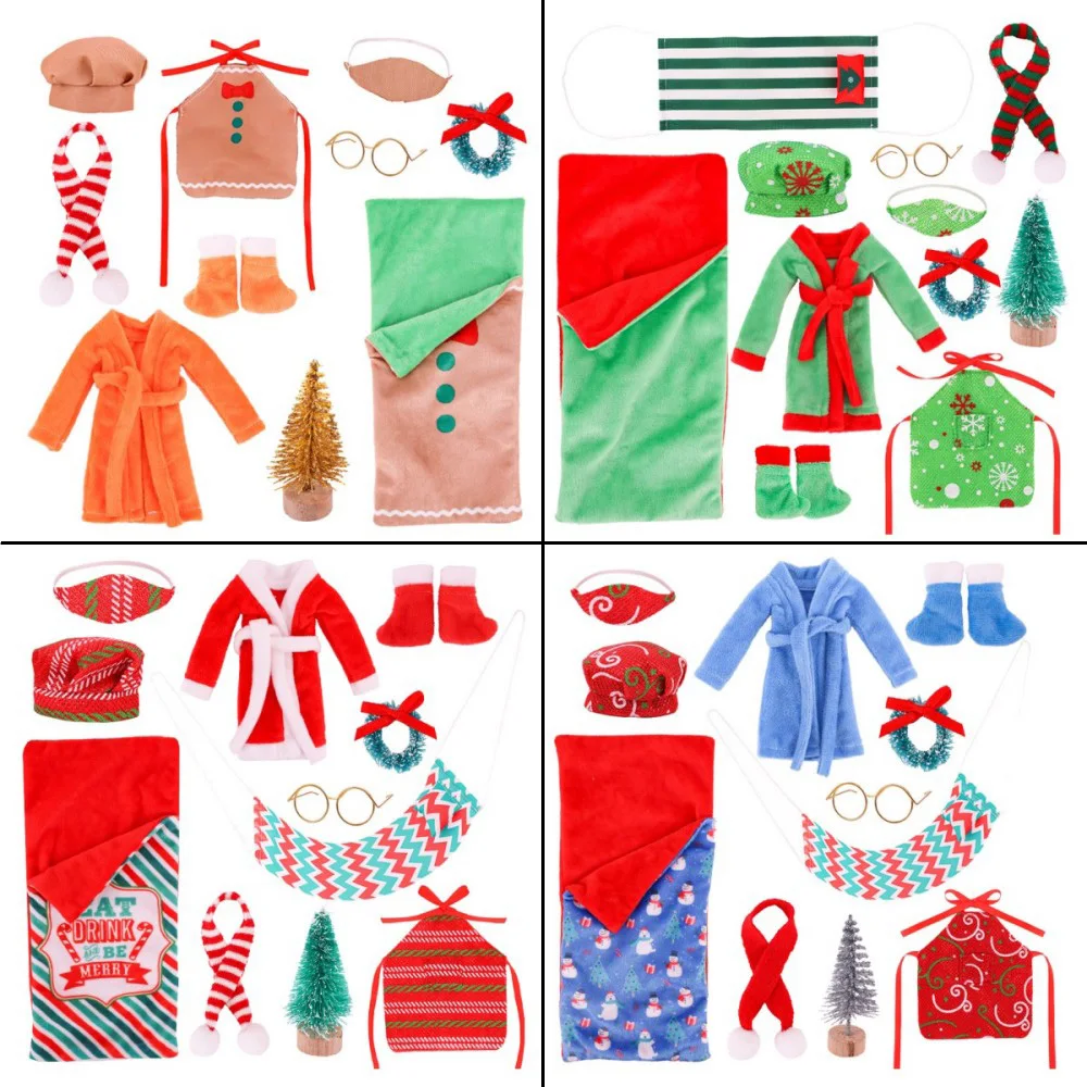Accesorios Para Duendes Navideños – Conjunto De Ropa Mini Con Falda De Tul Y Blusa Verde, Para Muñecas Y Casas De Muñecas