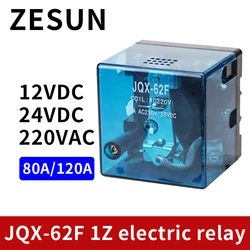 High - Power High - Current Intermediate Relay by ZUSUN, 80A/120A, 12V/24V/220V DC - 24VDC