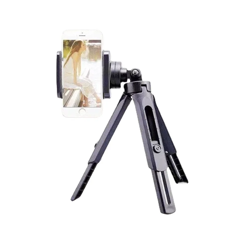 Mini Desktop Telescopic Tripod Mobile Phone Mount for Shooting camera mount camera tripod mount photography tripod phone tripod mount phone tripod flexible phone tripod extendable tripod metal mini tripod stand mini ball head tripod mount mini tripod metal tripod tripod screw mount adapter tripod foot pad